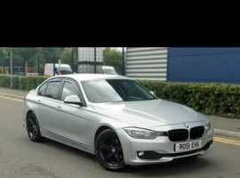BMW 3 Series, 2012 (12) silver saloon, Automatic Diesel, 132,000 miles
