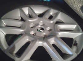 New tyre on new alloy,brand new unused,