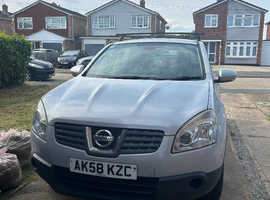 Nissan Qashqai, 2008 (58) Silver Hatchback, Manual Petrol, 109,000 miles