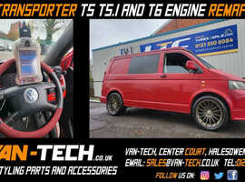 VW Transporter T5, T5.1 and T6 Van Remapping available at Van-Tech