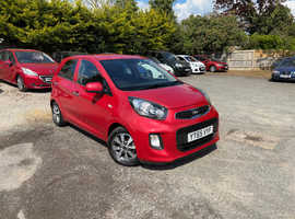 Kia Picanto, 2015 (65) Red Hatchback, Manual Petrol, 50,600 miles