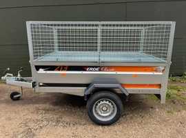 Tipping Trailer with Mesh Kit and Cover - Erde 213