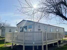 CHEAP STATIC CARAVAN WITH WRAP DECKING FOR SALE IN NORFOLK IN GREAT YARMOUTH AND LOWESTOFT