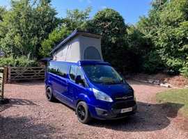 Ford Custom Terrier 1 By Wellhouse 2.2 155ps 57,000 miles 2015 In Deep Impact Blue over £6k of extras when new