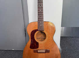 Vintage 1980's Washburn F-30 Acoustic Guitar - Left Handed