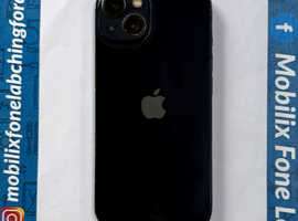 Apple iPhone 13 128GB Midnight Black Unlocked Battery Health 100% Face ID Working Latest iOS 18.4.1