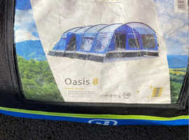 Hi Gear Oasis 8 tent with frontier 8 canopy