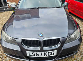 BMW 3 Series, 2007 (57) Grey Saloon, Manual Petrol, 94,608 miles