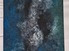 'The Blue Galaxy' - Original Oil Painting Artwork