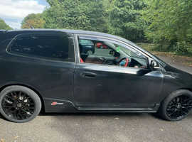 Cars Honda Civic Sport, 2005 (05) black hatchback, Manual Petrol, 75,053 miles