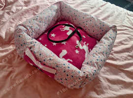 Car dog bed.