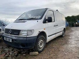 Mercedes Vito W638 108D 2.3 Diesel Non Turbo Spares or Repair