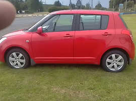 Suzuki Swift, 2009 (58) Red Hatchback, Manual Petrol, 125,000 miles