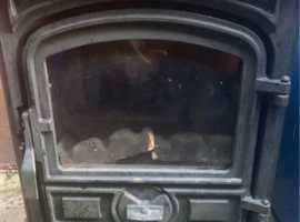 Gas wood burner