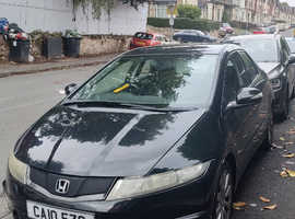 Honda Civic, 2010 (10) Black Hatchback, Manual Petrol, 135,774 miles