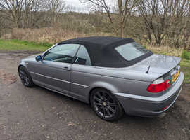BMW 3 Series, 2004 (53) Grey Convertible, Automatic Petrol, 131,816 miles