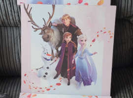 Frozen bedding and curtains