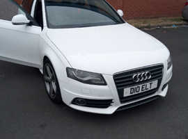 Audi A4,  sline ) White Estate, Manual Diesel, 184,688 miles
