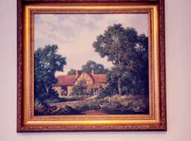 Oil Painting, Vincent Selby, Oil on Canvas. Landscape.