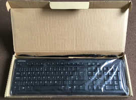Compaq wired computer qwerty keyboard and wireless mouse