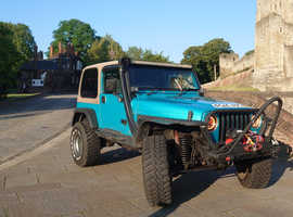 Jeep Wrangler, 1997 (P) Green Estate, Manual Petrol, 85,575 miles