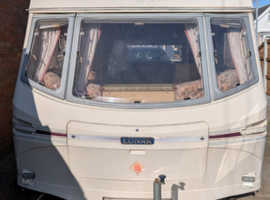 2 berth lunar clubman caravan with Awning