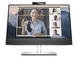 HP Elite E24mv G4 Conferencing Monitor USB Hub HDMI Display Port Speakers Webcam