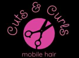 Cuts and curls mobile hair