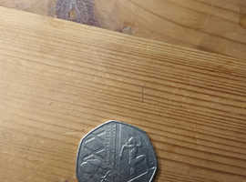 50 Pence Rare Coin Common wealth Games Glasgow 2014. Fifty Pence Coin.