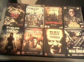 GREAT SELECTION OF ZOMBIE HORROR DVDS, ALL IN EXCELLENT CONDITION, 50p each