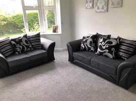 Brand New Shannon 3 Seater and 2 Seater Sofa Set Available for Sale
