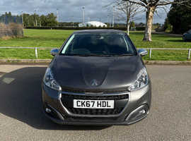 Peugeot 208, 2017 (67) Grey Hatchback, Manual Petrol, 42,453 miles