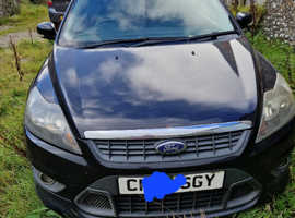 Ford Focus, 2008 (58) Black Hatchback, Manual Petrol, 157,234 miles
