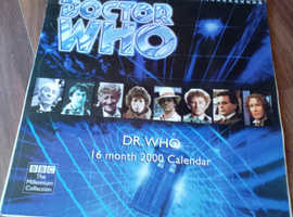 Dr Who 16 month calendar from the Year 2000 - excellent condition