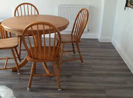 Solid Oak Dining Table
