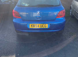 Peugeot 307, 2005 (54) Blue Hatchback, Automatic Petrol, 68,801 miles