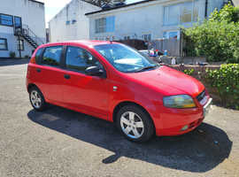 Chevrolet Kalos, 2007 (07) red hatchback, Manual Petrol, 104,000 miles