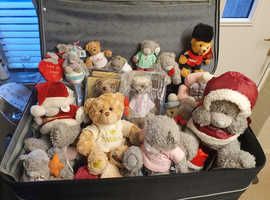 Two Suitcases full of Cuddly Me to you Bears and others