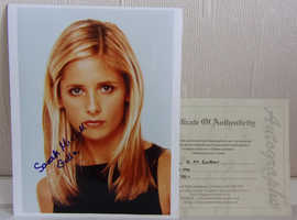 Sarah Michelle Gellar buffy the vampire slayer Autograph uacc dealer 96
