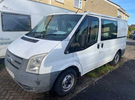 FORD TRANSIT 2010 Factory 6 seater crew cab / Double Cab / Camper FWD NO VAT to be paid