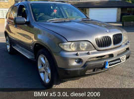 BMW X5, 2006 (06) Grey SUV 4x4, Automatic Diesel, 163,374 miles