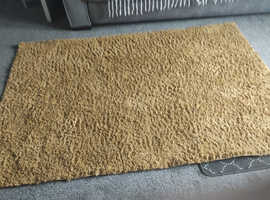 Yellow rug
