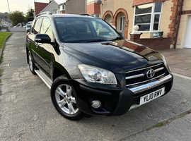 Toyota Rav4, 2010 (10) Black Estate, Manual Diesel, 101,000 miles