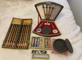 Chinese Calligraphy & Oriental Ink Writing/Paint Set