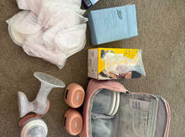 Breast pump nuille and bags