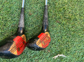 RAM driver and 5 wood persimmon