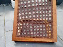 Antique solid wood bed rest