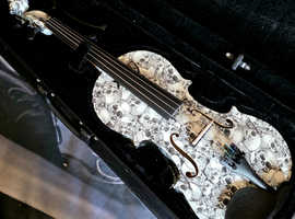NEW! Full-Size (4/4) Acoustic-Electric Violin, C/W NEW 20w Amp,