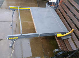 Fold down Wheelchair ramp.
