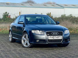 Audi A4, 2007 (07) Grey Saloon, Cvt Diesel, 108,232 miles, NEW MOT.
